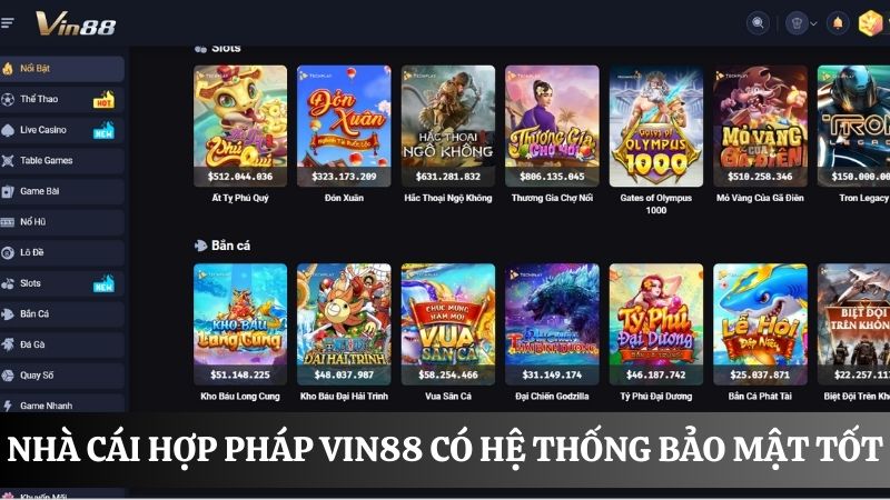 giải đáp Vin88 có hợp pháp tại Việt Nam không