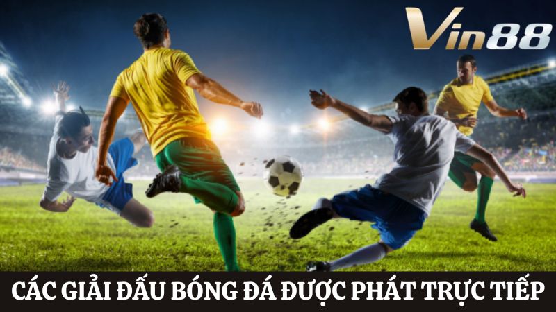 trực tiếp bóng đá Vin88 đa dạng giải đấu