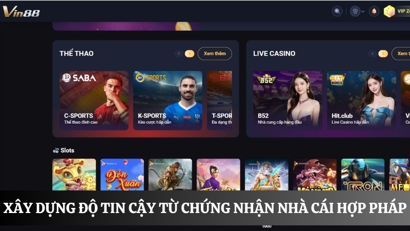 thắc mắc Vin88 có hợp pháp tại Việt Nam không